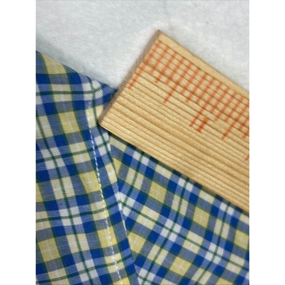 L.L. Bean Mens Slightly Fitted Button-Up Checkered Shirt Size L-Reg - Picture 10 of 12